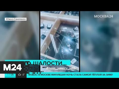 В Южно-Сахалинске дети в костюмах единорогов напали на ювелирный магазин