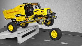 Dakar / Trial Truck VS Treadmill with obstacles. LEGO Technic 42114 B alternate model CRASH Test