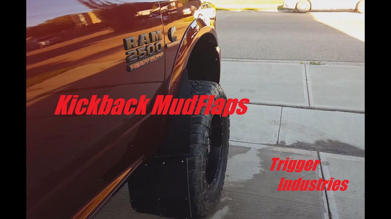 Dually Mud Flaps >> Kickback Mudflaps "Trigger Industries" - YouTube Dually Mud Flaps >> Kickback Mudflaps "Trigger Industries" - YouTube