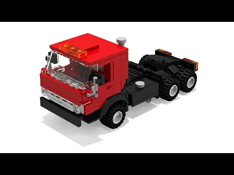 КамАЗ 5410 из Lego (мини-инструкция)