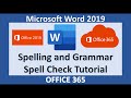 Word 2019 - Locate and Correct Text Errors - Microsoft Office 365