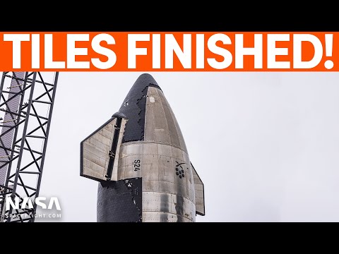 Starship 24 Tile Installation Completed | SpaceX Boca Chica