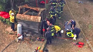 East Bay Firefighters Rescue Man Who Fell Into a Well