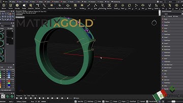 MatrixGold Ring parametrico, Video courtesy GVFormacad