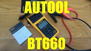 AUTOOL BT660 CAR BATTERY TESTER (PART 1) - FIRST USE
