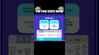 6월 28일 썬데이 메이플!