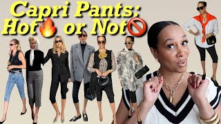 How To Style and Elevate **CAPRI PANTS/LEGGINGS** in a Classy Way | *Spring Fashion Trends 2024*