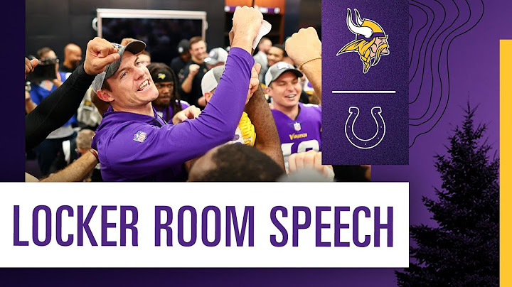 Kevin O’Connell’s Locker Room Speech After the Vikings Comeback Overtime Win Against the Colts