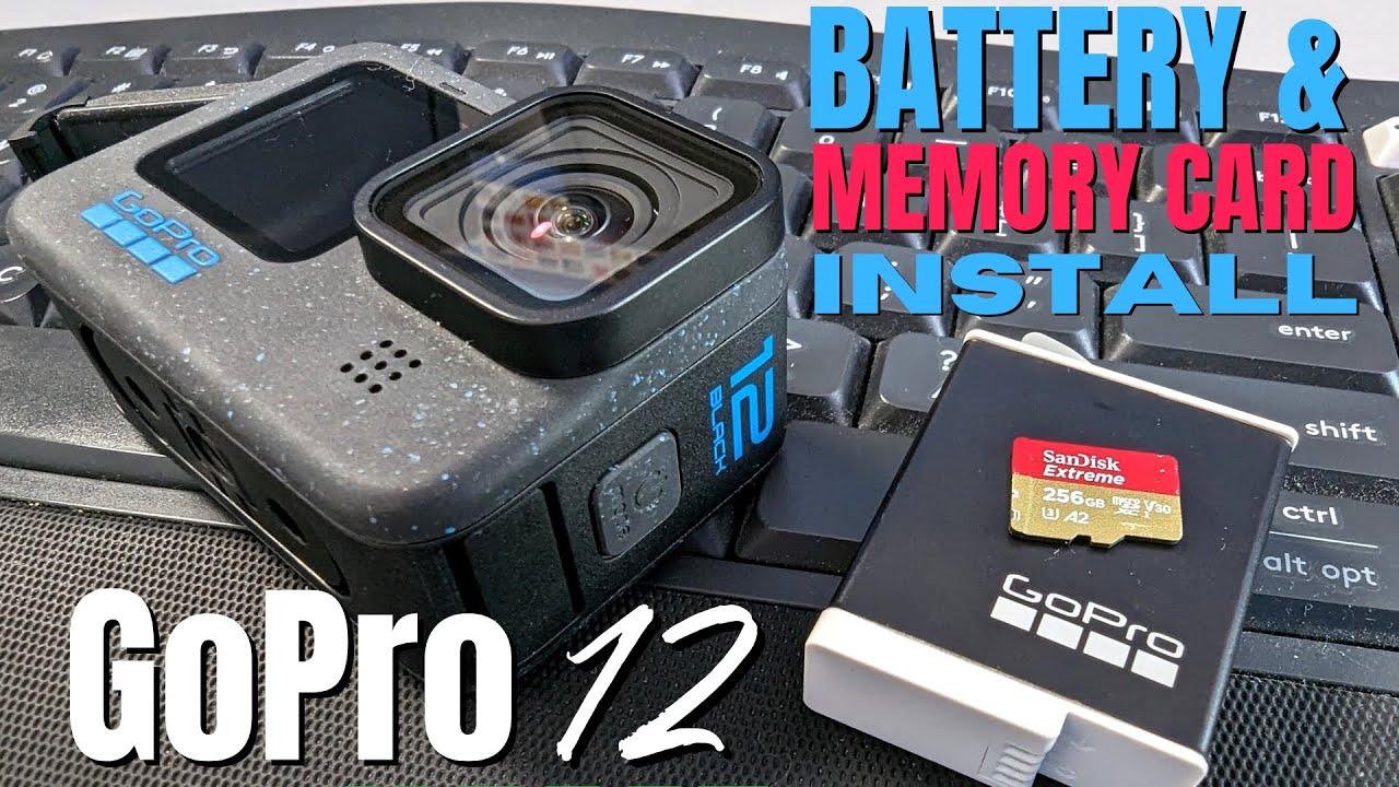 How to Install Memory Card & Battery in GoPro Hero 12 Black 