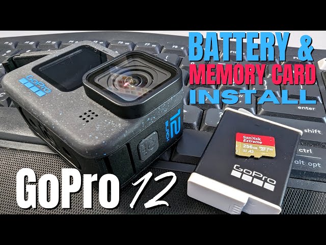 GoPro Hero 9 Black  How to Install the SD Card & Battery 