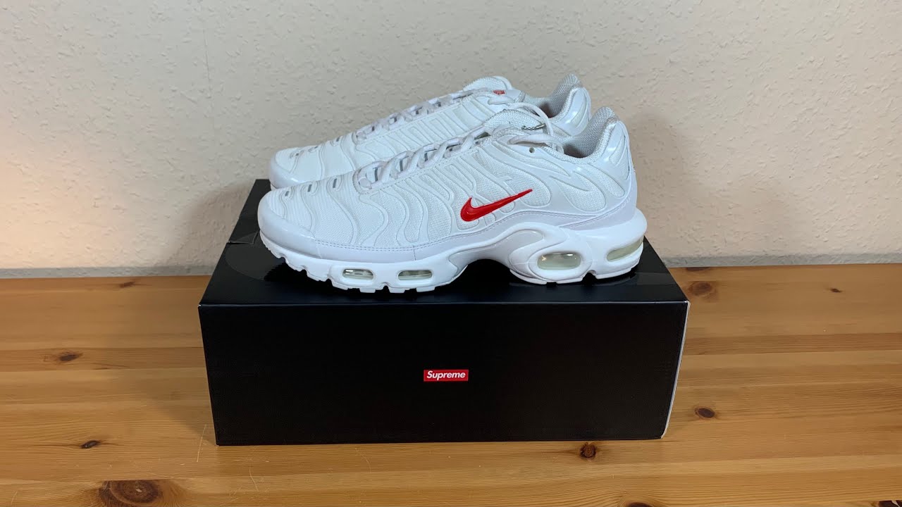 Nike Supreme x Air Max Plus TN 'White' DA1472-100