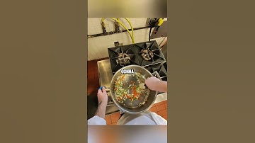 My first soup in culinary school