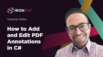 How to Add and Edit PDF Annotations in C# | IronPDF