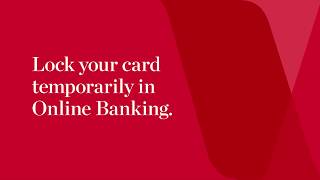How to lock your card temporarily in Online Banking