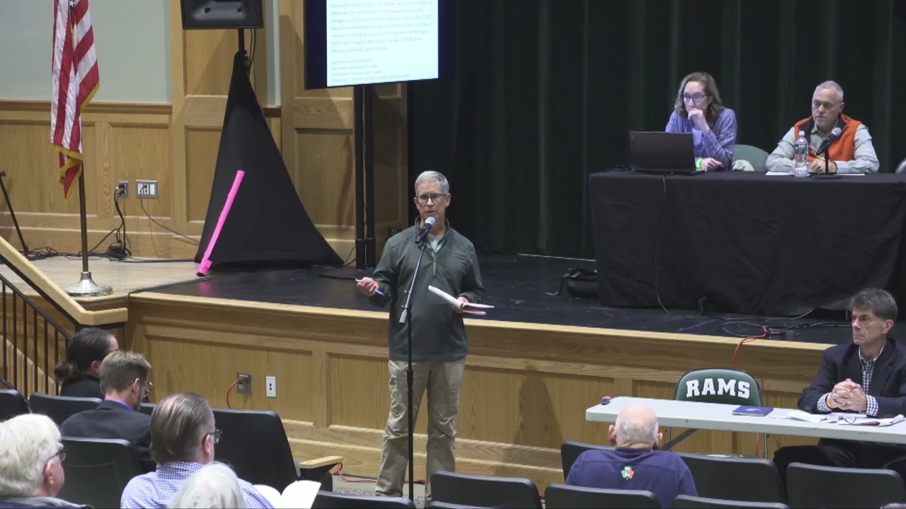 Special Town Meeting Night 2 // October 21, 2025