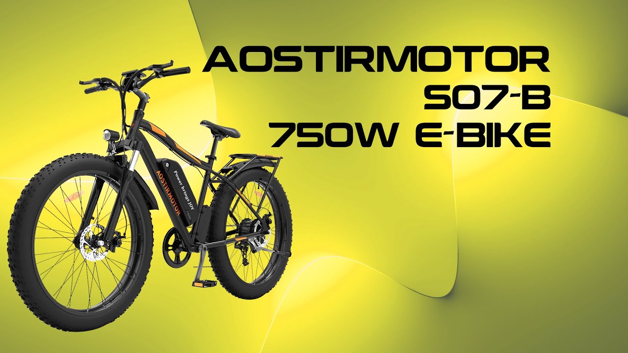 AOSTIRMOTOR 750W Electric Bike, 26\