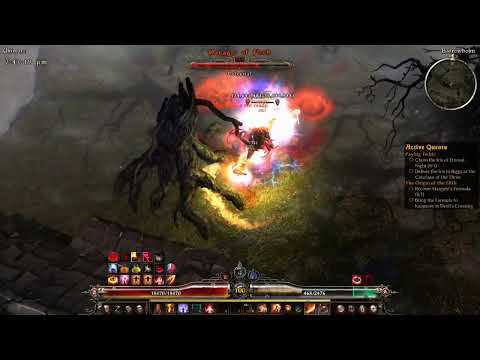 Cinderbon V1.2 - Fire Retal AoM Shieldbreaker VS Ravager of Flesh - Take 1 - Grim Dawn FoA PT1.3.1.0