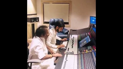 Anirudh And Deva Composing Live Darbar at his Studio