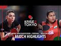 Bernadette Szocs vs Mukherjee Sutirtha | 2020 World Team Qualification (R16)