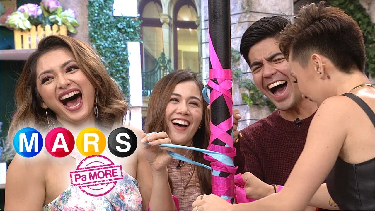 games people play Mars Pa More: Mark Herras and Nicole Donesa take the 'Pole-lupot' challenge | Mars Magaling