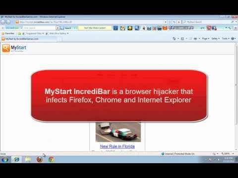 Remove MyStart IncrediBar virus from Firefox, Chrome and Internet Explorer