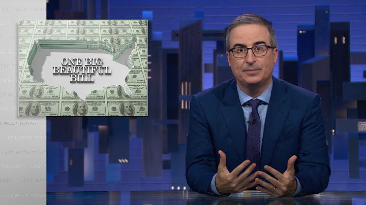 Trump’s One Big Beautiful Bill: Last Week Tonight with John Oliver (HBO)