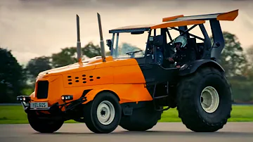 Jak rychlý je traktor v pořadu Top Gear?