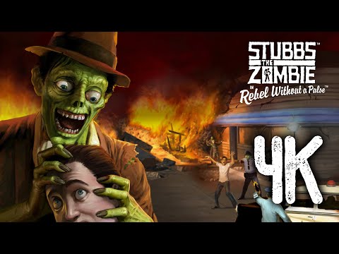 Stubbs the Zombie Remastered ⦁ Полное прохождение ⦁ Без комментариев ⦁ 4K60FPS