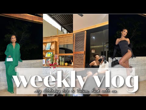 WEEKLY VLOG| MY BF TOOK ME TO TULUM FOR MY B-DAY! | Symphani Soto @SymphaniSoto