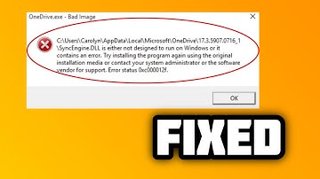 (FIXED) OneDrive.exe - Bad Image error in Windows 10/11 - 2024