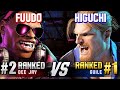 Sf6  fuudo 2 ranked dee jay vs higuchi 1 ranked guile  high level gameplay