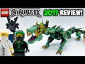 2017 Green Ninja Mech Dragon Review! LEGO Ninjago Movie Set 70612