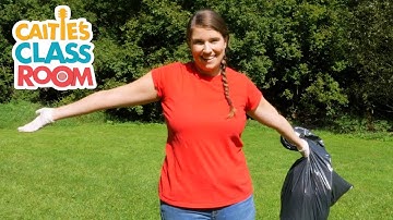Park Clean Up With Caitie! | Caitie
