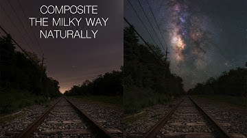 How I naturally composite a Milky Way Sky with a foreground