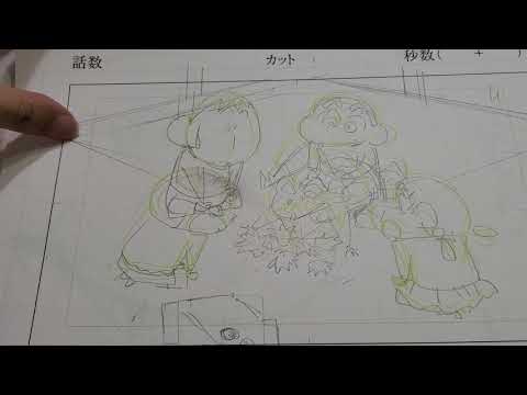 クレヨンしんちゃんのラフ原画を公開します Youtube