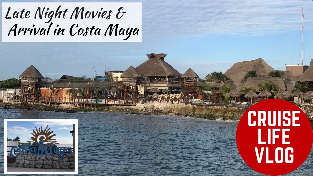 Movie Night on Deck & Arrival in Costa Maya - NCL Breakaway Vlog