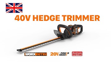 WORX WG286E 40V HEDGE TRIMMER  EN