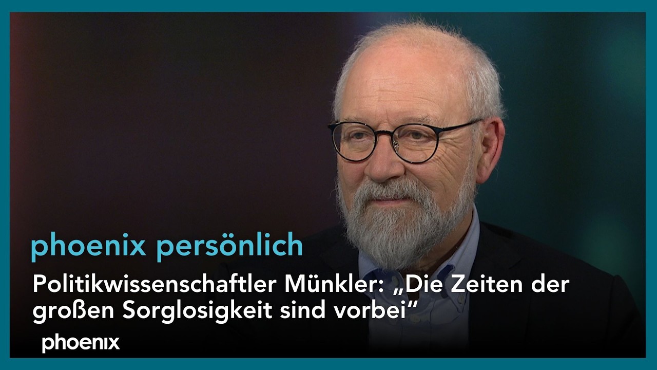 phoenix persönlich: Politikwissenschaftler Herfried Münkler zu Gast bei Eva Lindenau | 13.02.26