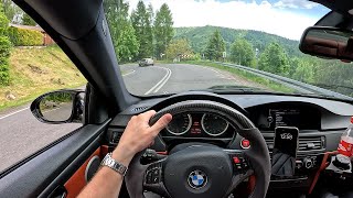 BMW E92 M3 LOUD Titanium Exhaust Mountain PoV Drive (4K)