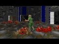 Doom (1993) Game Movie - Part 06 - Central Processing - With Doom guy weapons skins