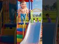 Baby enjoy on slide 🛝 | funny cartoon videos  #slide #enjoy #kidseducation
