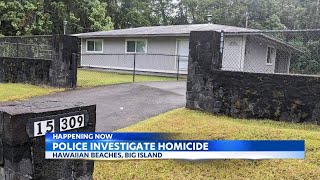 Homicide investigation opened after woman’s body found in backyard of Hawaiian Beaches home