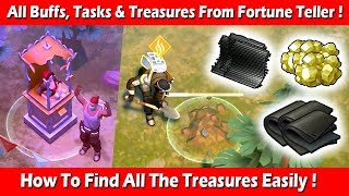 All The Buffs, Tasks & Treasures From Fortune Teller ! Last Day On Earth Survival