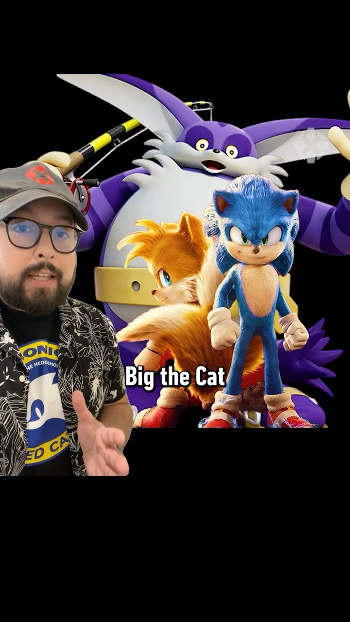 Big the Cat AND Rouge the Bat in the Sonic movies?! #sonicmovie3 #bigthecat #rougethebat #sonic #ign