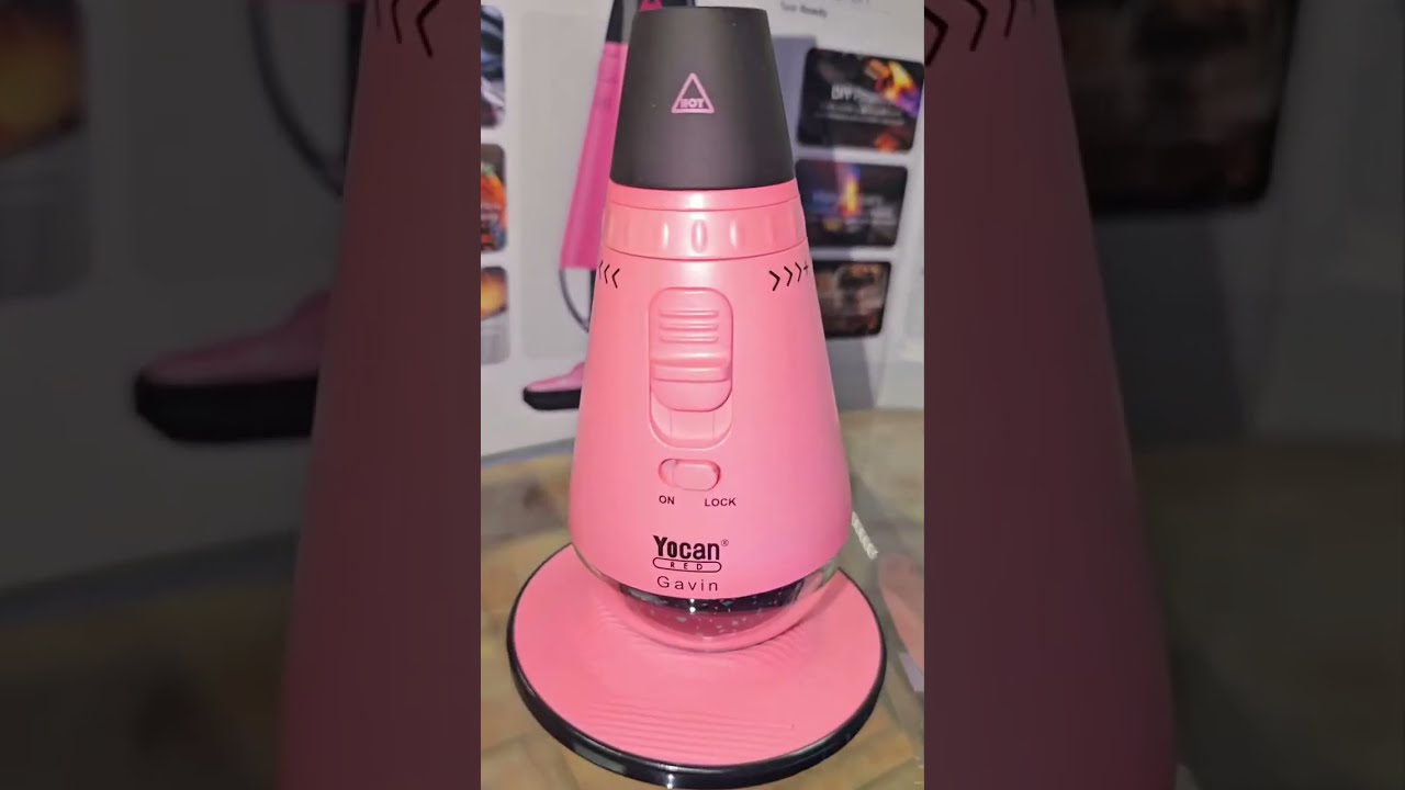 Wrapped in pink, lit by red. Always fire-ready with the Yocan Red Gavin. 🔥💯