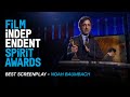 NOAH BAUMBACH wins Best Screenplay for MARRIAGE STORY at the 35th Film Independent Spirit Awards