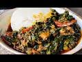 Easy vegetable soup recipe  how to cook nigerian soup