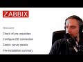 Log in and configure zabbix server 42 front end