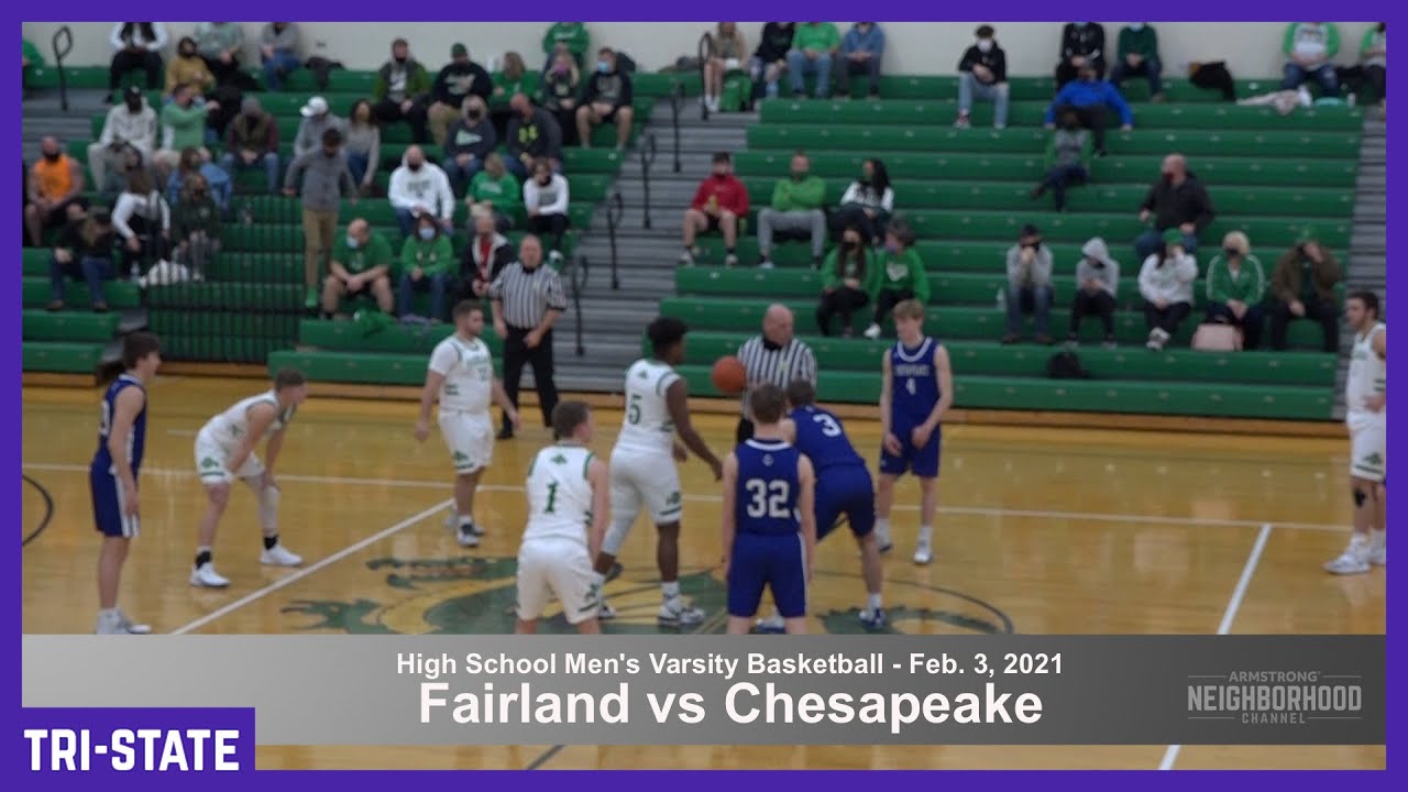 High School Boys Basketball Fairland vs Chesapeake YouTube