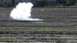 sexy guy blows up pipebomb